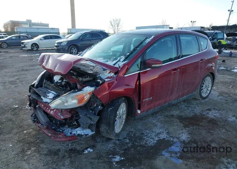 2014 Ford C-Max Hybrid Sel from USA, damaged, VIN 1FADP5BU1EL504370
